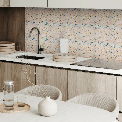 Vinyl wandbekleding Patroon met kleurrijke fragmenten