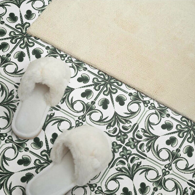 Vinyl wandpaneel Plantenpatroon in de tegel