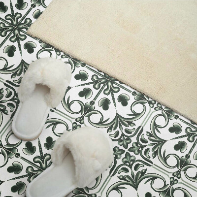 Vinyl wandpaneel Plantenpatroon in de tegel