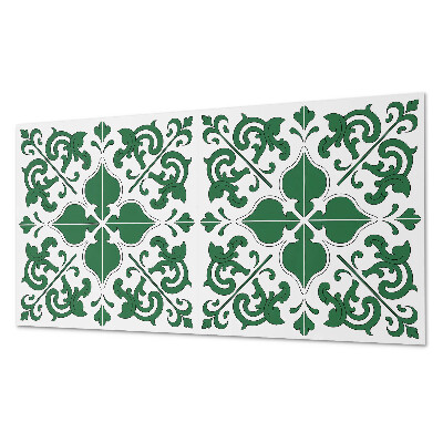 Vinyl wandbekleding Plantenpatroon met ornamenten