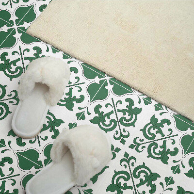 Vinyl wandbekleding Plantenpatroon met ornamenten