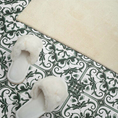 Vinyl wandpaneel Plantenpatroon in vierkanten