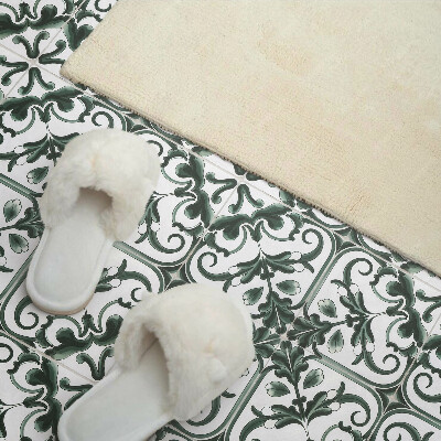 Vinyl wandpaneel Plantenpatroon in vierkanten