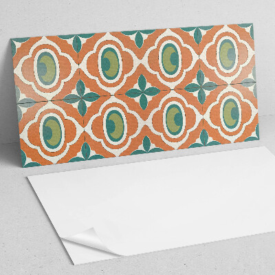 Pvc wandpaneel Mozaïekpatroon met plantenmotief