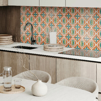 Pvc wandpaneel Mozaïekpatroon met plantenmotief