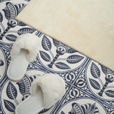 Vinyl wandbekleding Bloemenkeramiek patroon