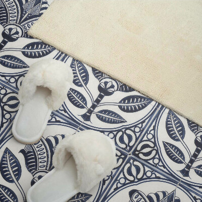 Vinyl wandbekleding Bloemenkeramiek patroon