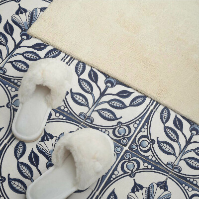 Pvc wandpaneel Bloemenpatroon op de tegel