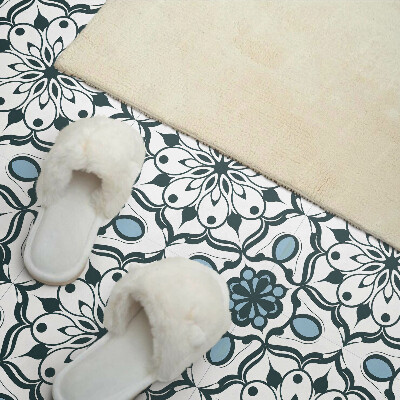 Vinyl wandbekleding Bloemenmandala patroon