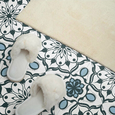 Vinyl wandbekleding Bloemenmandala patroon