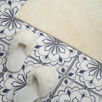 Vinyl wandpaneel Bloemenkeramiek patroon