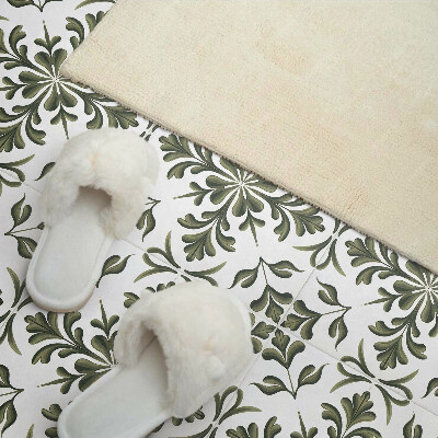 Vinyl wandbekleding Plantenpatroon op de achtergrond