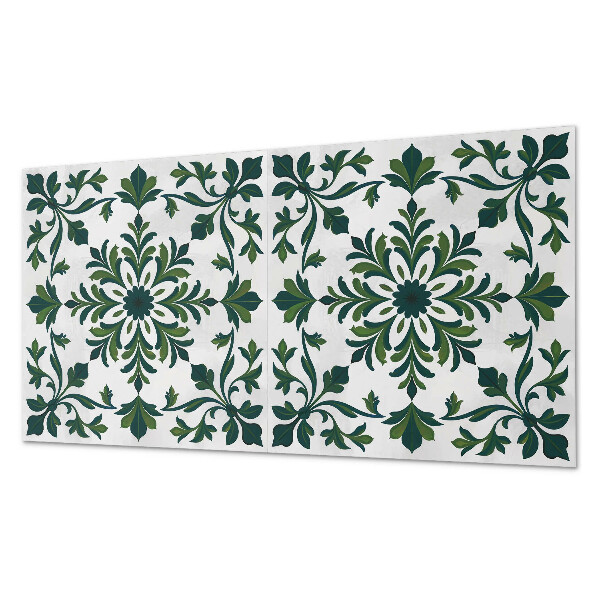 Vinyl wandpaneel Plantenpatroon met ornamenten