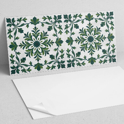 Vinyl wandpaneel Plantenpatroon met ornamenten