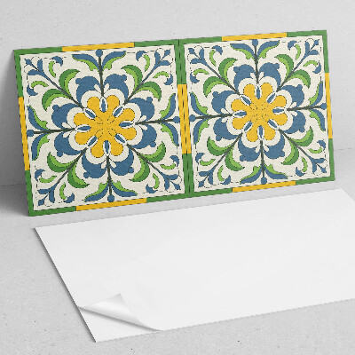 Pvc wandpaneel Bloemenmotief met bladeren