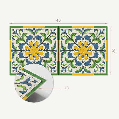 Pvc wandpaneel Bloemenmotief met bladeren