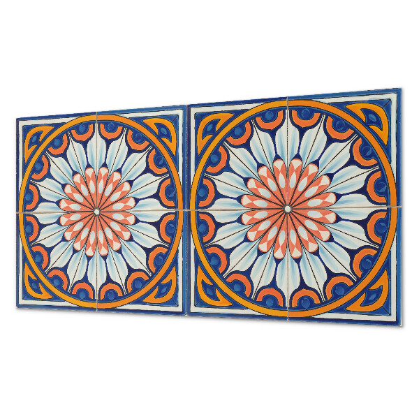 Vinyl wandbekleding Bloemenpatroon met details