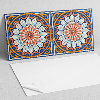 Vinyl wandbekleding Bloemenpatroon met details