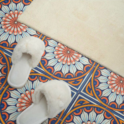 Vinyl wandbekleding Bloemenpatroon met details