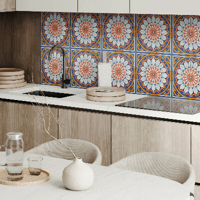 Vinyl wandbekleding Bloemenpatroon met details