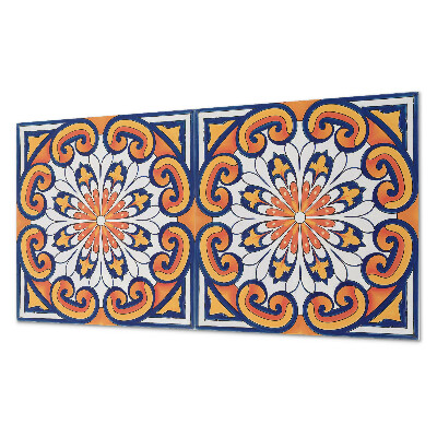 Pvc wandpaneel Bloemenpatroon op de achtergrond