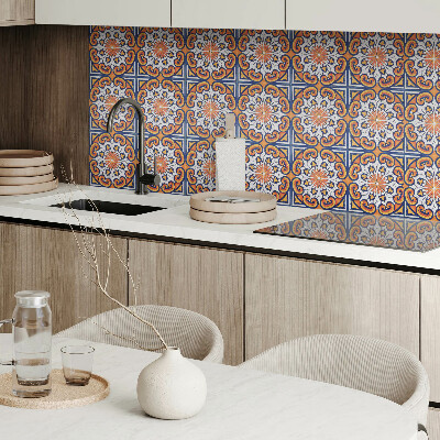 Pvc wandpaneel Bloemenpatroon op de achtergrond