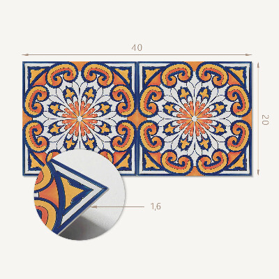 Pvc wandpaneel Bloemenpatroon op de achtergrond