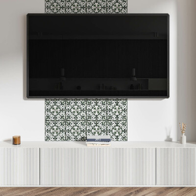 Pvc wandpaneel Plantenpatroon met ornamenten