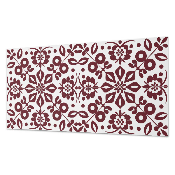 Pvc wandpaneel Bloemenpatroon met bladeren