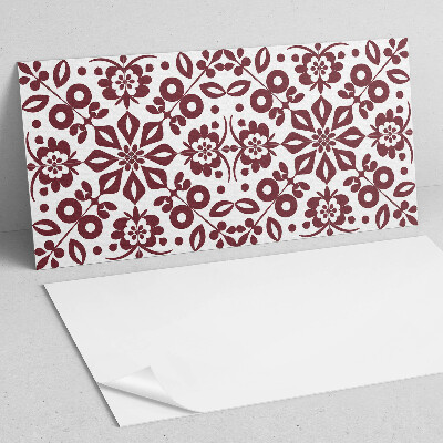 Pvc wandpaneel Bloemenpatroon met bladeren