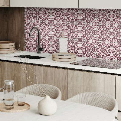 Pvc wandpaneel Bloemenpatroon met bladeren