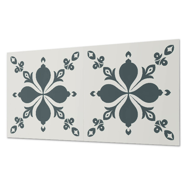 Vinyl wandpaneel Sierpatroon met bladeren