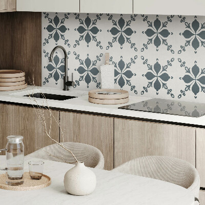 Vinyl wandpaneel Sierpatroon met bladeren