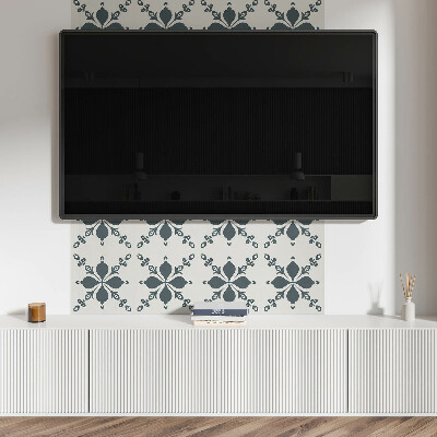 Vinyl wandpaneel Sierpatroon met bladeren