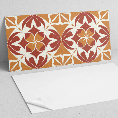 Vinyl wandpaneel Symmetrisch plantenpatroon