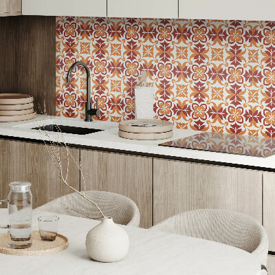 Pvc wandpaneel Bloemenpatroon met bladeren