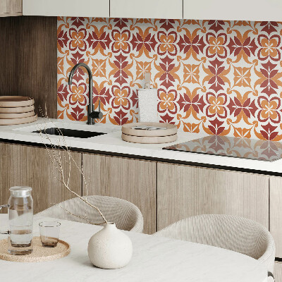 Pvc wandpaneel Bloemenpatroon met bladeren