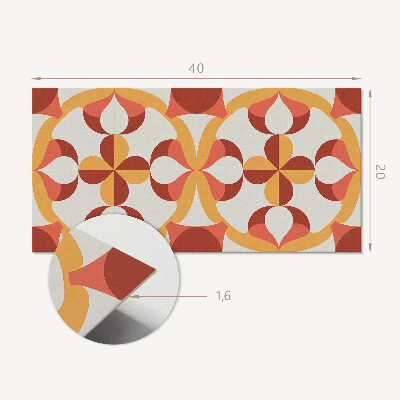 Vinyl wandbekleding Abstract geometrisch patroon