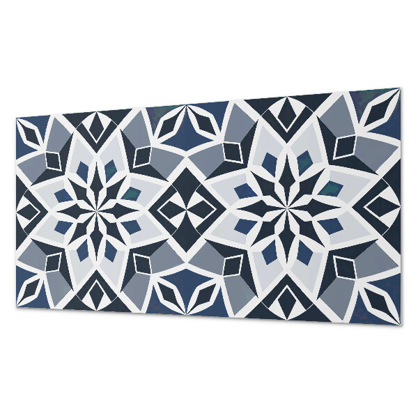 Vinyl wandbekleding Geometrisch bloemenpatroon