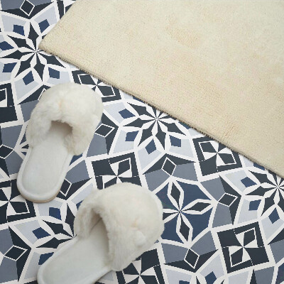 Vinyl wandbekleding Geometrisch bloemenpatroon