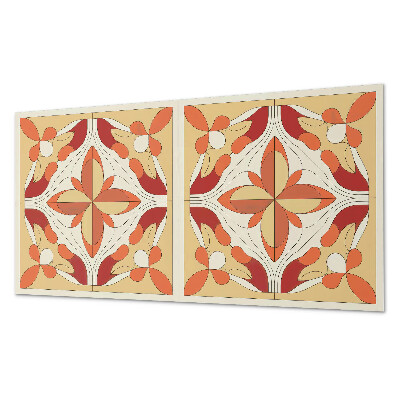 Vinyl wandbekleding Abstract bloemenpatroon