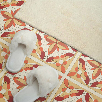 Vinyl wandbekleding Abstract bloemenpatroon