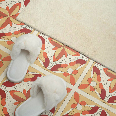 Vinyl wandbekleding Abstract bloemenpatroon