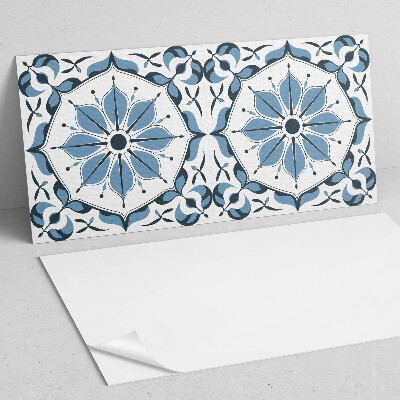 Vinyl wandpaneel Bloemenpatroon met details