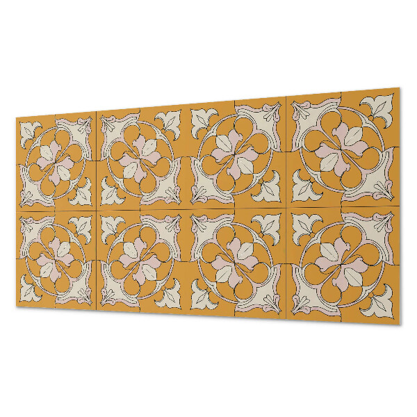 Pvc wandpaneel Bloemenpatroon in mozaïek