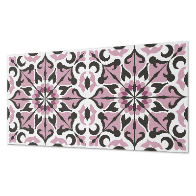 Vinyl wandpaneel Plantenpatroon in symmetrie