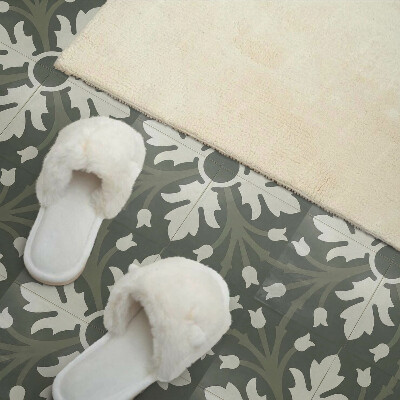 Pvc wandpaneel Plantenpatroon op tegels