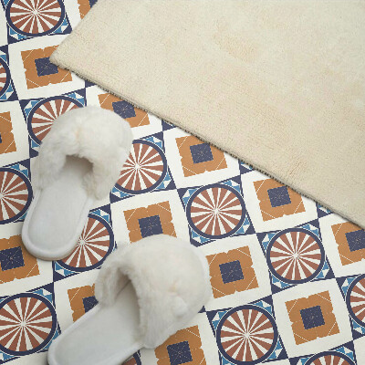 Vinyl wandbekleding Geometrisch patroon met cirkels