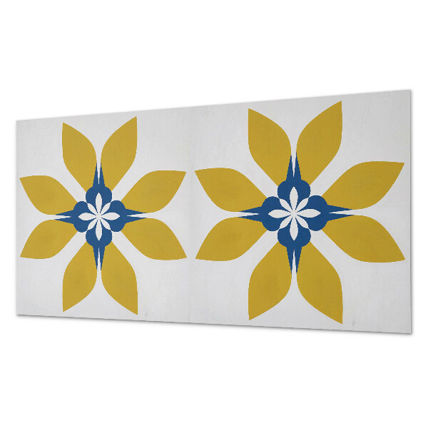 Pvc wandpaneel Bloemenpatroon met bladeren