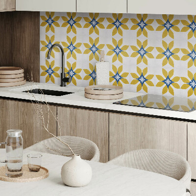 Pvc wandpaneel Bloemenpatroon met bladeren